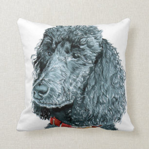 Black Poodle Cushion