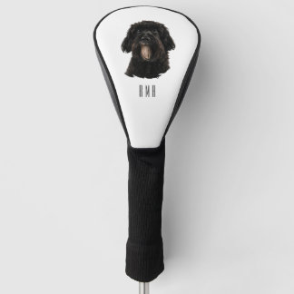 Black Poodle Golf Head Cover