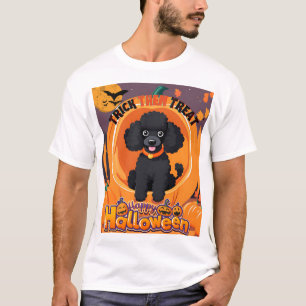 Black Poodle Halloween TShirt