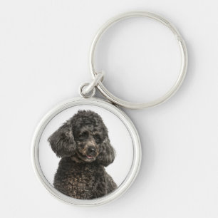 Black Poodle Mum Puppy Dog Dad Fur Mama Puppies Key Ring