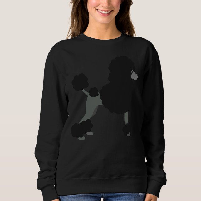Black Poodle Sweatshirt (Front)