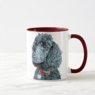 Black Poodle Whitney Mug