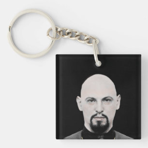 Black Pope Key Ring
