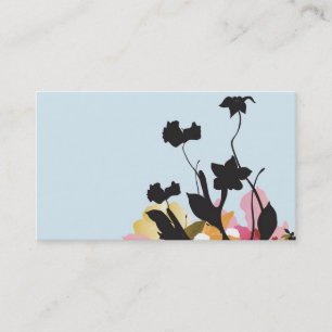 Black poppies Business Card
