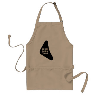 Black Pork Chop Design Standard Apron