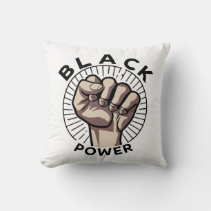 Black Power Afrocentric Cushion