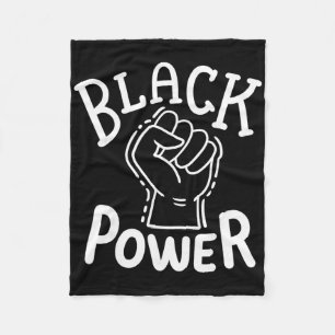 Black Power Civil Rights African American Pride Me Fleece Blanket