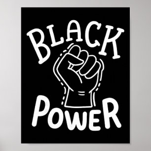 Black Power Civil Rights African American Pride Me Poster