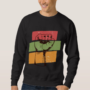 Black Power Fist Of BLM Sweatshirt
