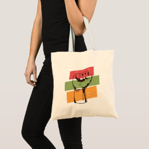 Black Power Fist Of BLM Tote Bag