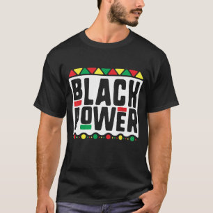 Black Power for Men Women Kids History Month Afric T-Shirt