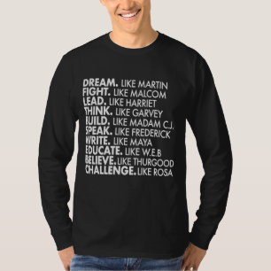 Black Power Historic Black Leaders T-Shirt