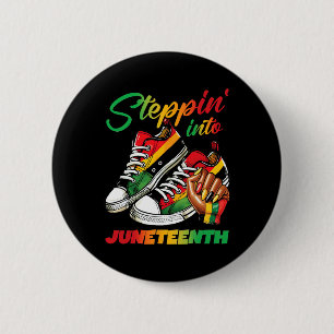 Black Power Juneteenth 1865 Melanin Pride African 6 Cm Round Badge
