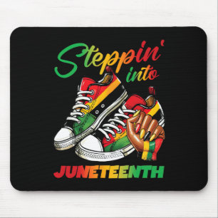 Black Power Juneteenth 1865 Melanin Pride African Mouse Pad
