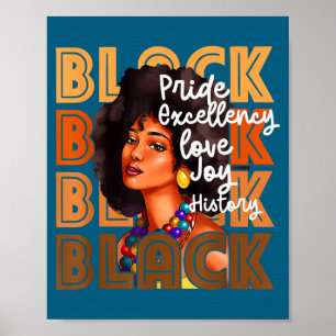 Black pride excellency love joy history _ poster