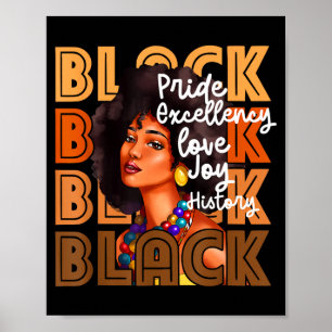 Black pride excellency love joy history _ poster