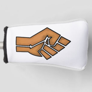 black pride fist unity history unity African brown Golf Head Cover