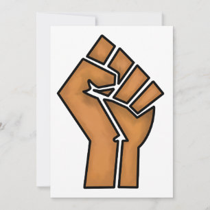 black pride fist unity history unity African brown Invitation