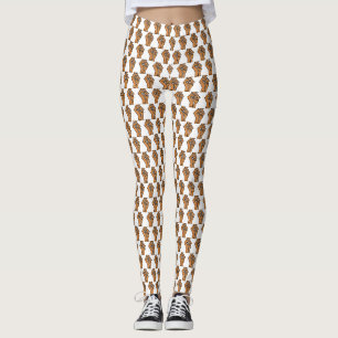 black pride fist unity history unity African brown Leggings