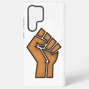 black pride fist unity history unity African brown Samsung Galaxy Case