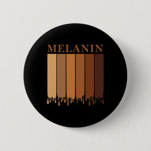 Black Pride Melanin For Kid Teen Women Men Afro Qu 6 Cm Round Badge