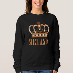 Black Pride Melanin  For Women Men BLM Afro Queens Sweatshirt