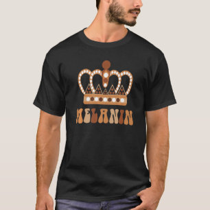 Black Pride Melanin For Women Men BLM Afro Queens T-Shirt