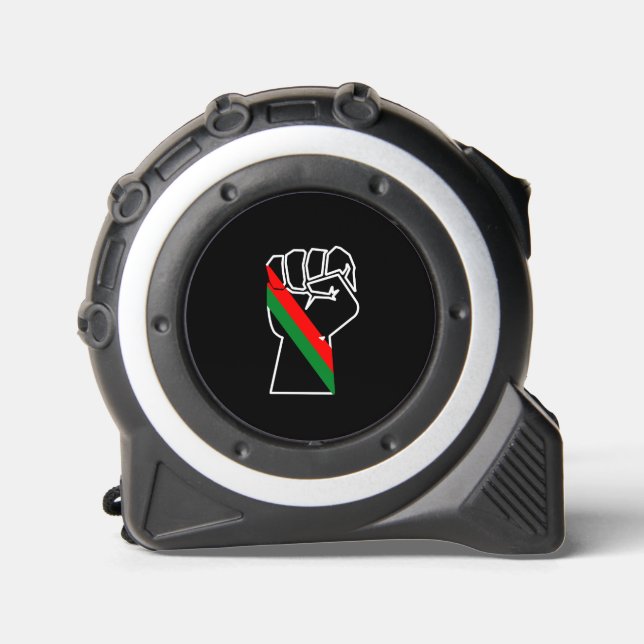 black pride red green fist pan African flag unity  1 (Front)