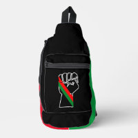 black pride red green fist pan African flag unity