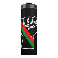 black pride red green fist pan African flag unity