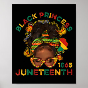 Black Princes Juneteenth 1865 History Month Melani Poster