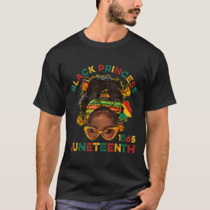 Black Princes Juneteenth 1865 History Month Melani T-Shirt