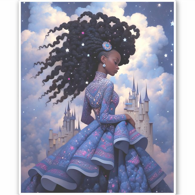 Black Princess Fantasy Art (Front)