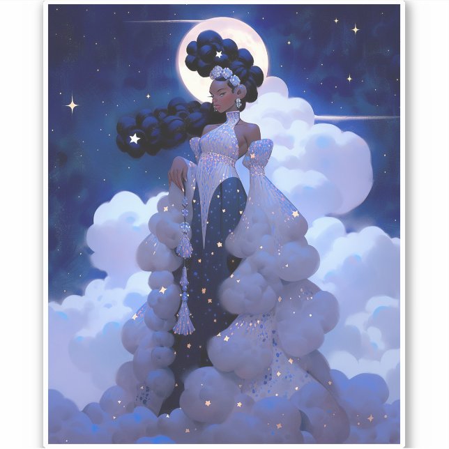 Black Princess Fantasy Art (Front)