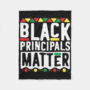 Black Principals Problem For Teachers History Mont Fleece Blanket