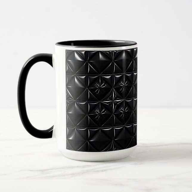 Black Prism Texture  Mug (Left)