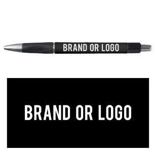 Black Promotional Supplies Custom Business Logo