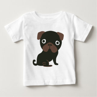 Black Pug Baby T-Shirt