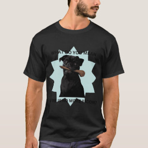 Black Pug Bacon T-Shirt