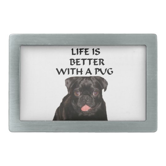 pug belt buckle