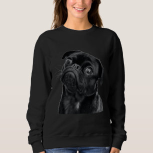 Black Pug Black Version Classic T-Shirt 59 Sweatshirt