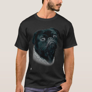 Black Pug Cute Pug Gift Puggle Pug Mix T-Shirt