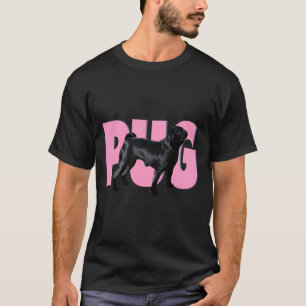 Black Pug - Pink Pug Classic 429 T-Shirt
