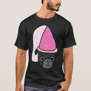 Black Pug Princess T-Shirt
