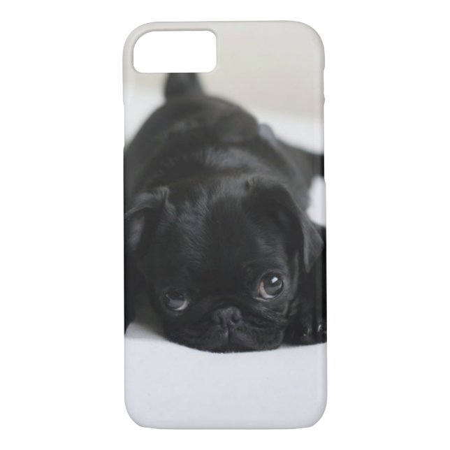 Black Pug Puppy Case-Mate iPhone Case (Back)