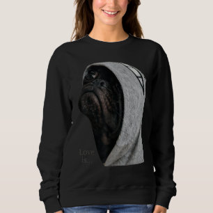 Black Pug Shirt Women Men Pug Mum Dad Life Tee Lov