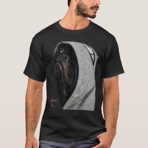 Black Pug Shirt Women Men Pug Mum Dad Life Tee Lov