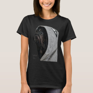 Black Pug Shirt Women Men Pug Mum Dad Life Tee Lov