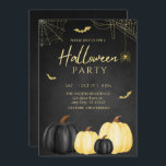Black Pumpkin Adult Halloween Party Invitation<br><div class="desc">Adult Halloween party invitation perfect for your next Halloween costume party or Halloween birthday party.</div>