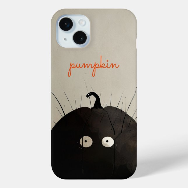 Black Pumpkin Case-Mate iPhone Case (Back)